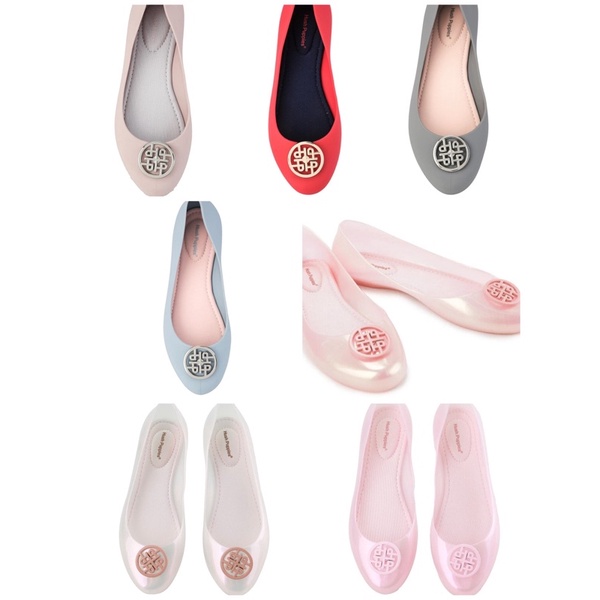 Hush puppies Emilia jelly flat shoes dan Emilia Pearlized