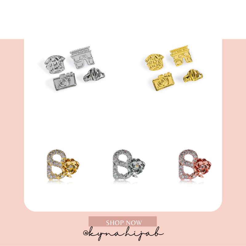 EMILY PETITE BROOCH PACKAGE buttonscarves