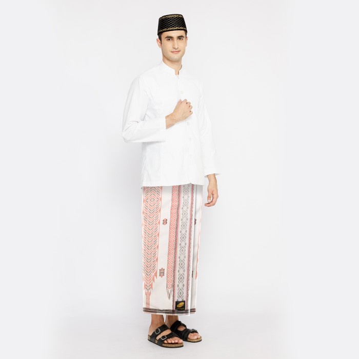 Sarung ATLAS Super Premium 970 A9 JGK Putih Cream