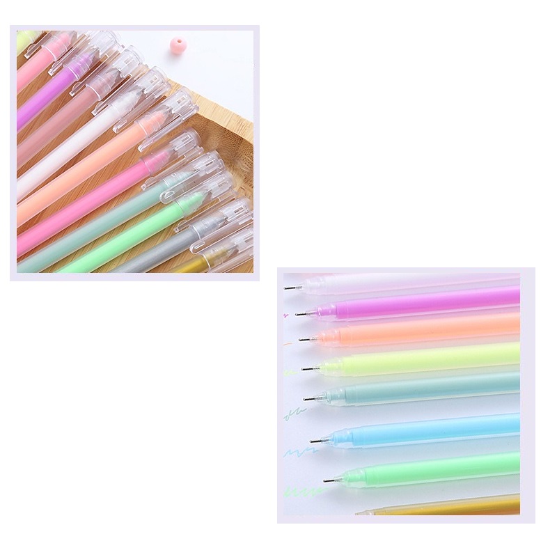 12pcs Pena Pen Pulpen Gel Warna Warni OSM-ST0082