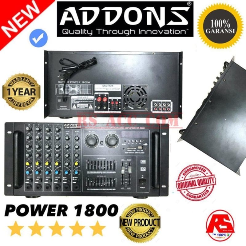 POWER MIXER AMPLI ADDONS 1800 WATT ORIGINAL