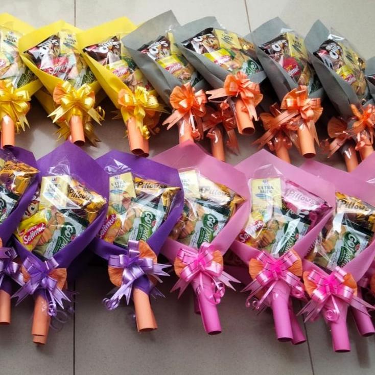 

㊯ Buket Snack Souvenir Ulang tahun (Ultra ekonomis) ㅮ