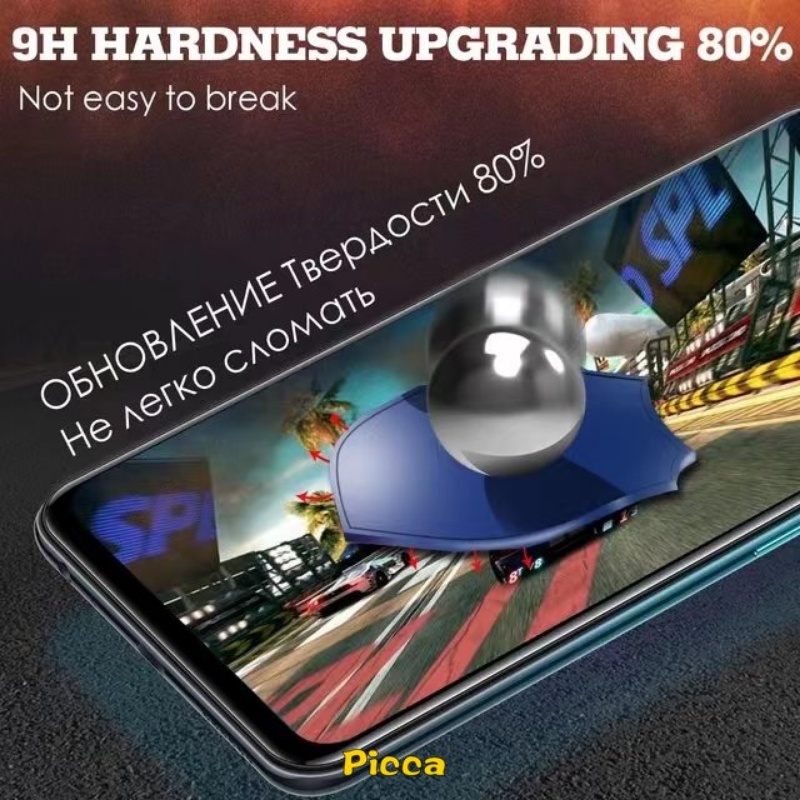 9d Full Cover Tempered Glass Pelindung Layar Untuk OPPO A15 A16 A57 A95 A54 A77 A5S A7 A74 A12 A1K A77s A3S A37 F11 A11K A53 A11 A31 A33 A5 A9 A92 A52 A72 F9 Reno 4F 7 5F 7Z 6 4