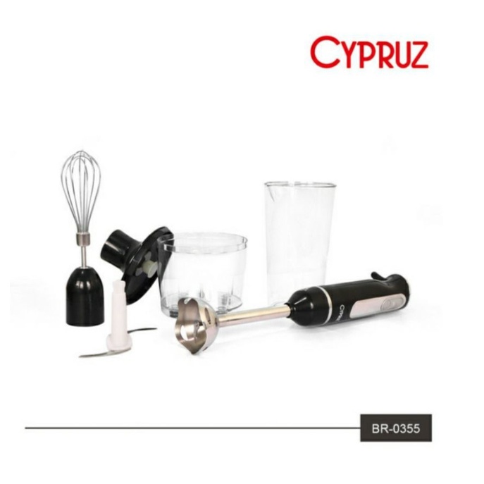 Cypruz Hand Blender Tongkat Tangan Set 3 in 1 CYP BR 0355