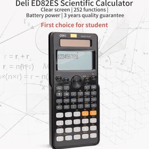 

TERBARU Kalkulator Sains Ilmiah Lanjutan Scientific Calculator Deli D82ES Plus