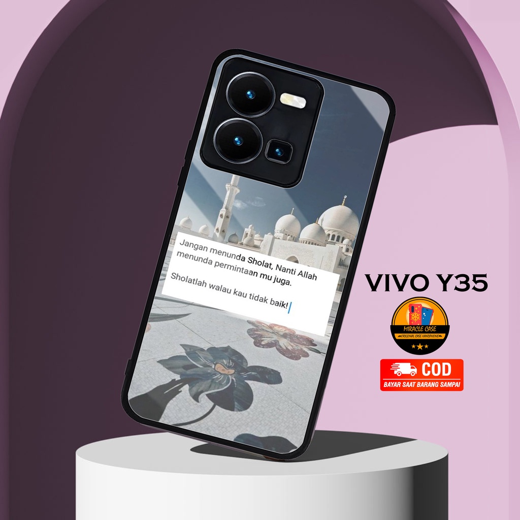 Case VIVO Y35 - Casing VIVO Y35 Terbaru 2022 MIRACLE CASE [ QUOTES ISLAM ] Silikon VIVO Y35 - Case V