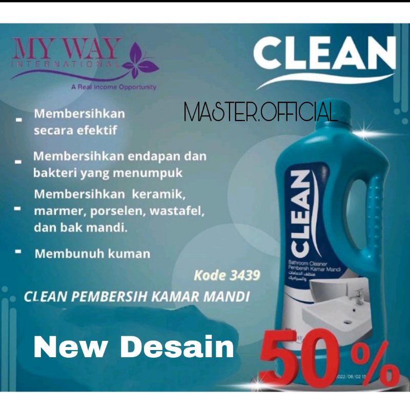 MY WAY - CLEAN BATHROOM & CERAMIC CLEANER (PEMBERSIH KERAMIK DAN KAMAR MANDI) 660 ML