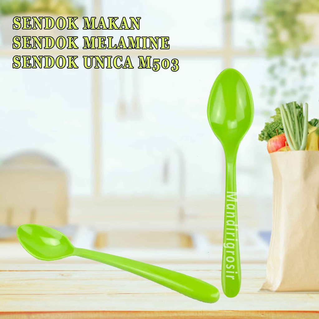 Sendok Melamine * Sendok Makan * Sendok Unica M503 * Sendok Serbaguna