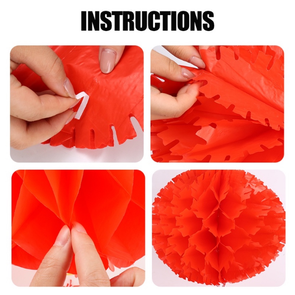 22 cm 28 cm 38 cm Populer Bulat Kertas Tisu Honeycomb Bola Lentera Bunga Pastel Pernikahan Mariage Baby Shower Dekorasi Pesta
