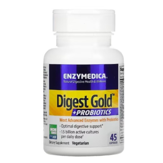 Enzymedica, Digest Gold + Probiotics Probiotik Enzim Pencernaan