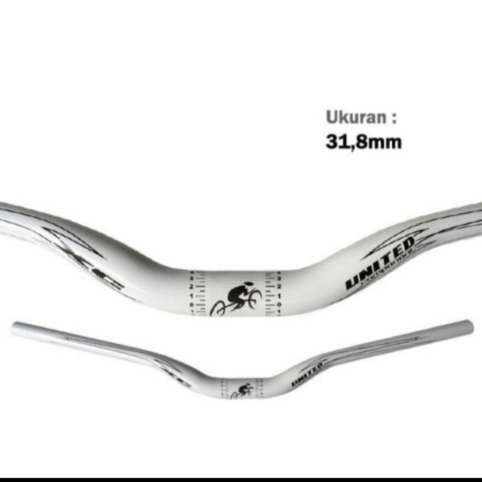 Stang Stang Sepeda Mtb Handlebar United 31.8 Stang Sepeda Gunung Oversize