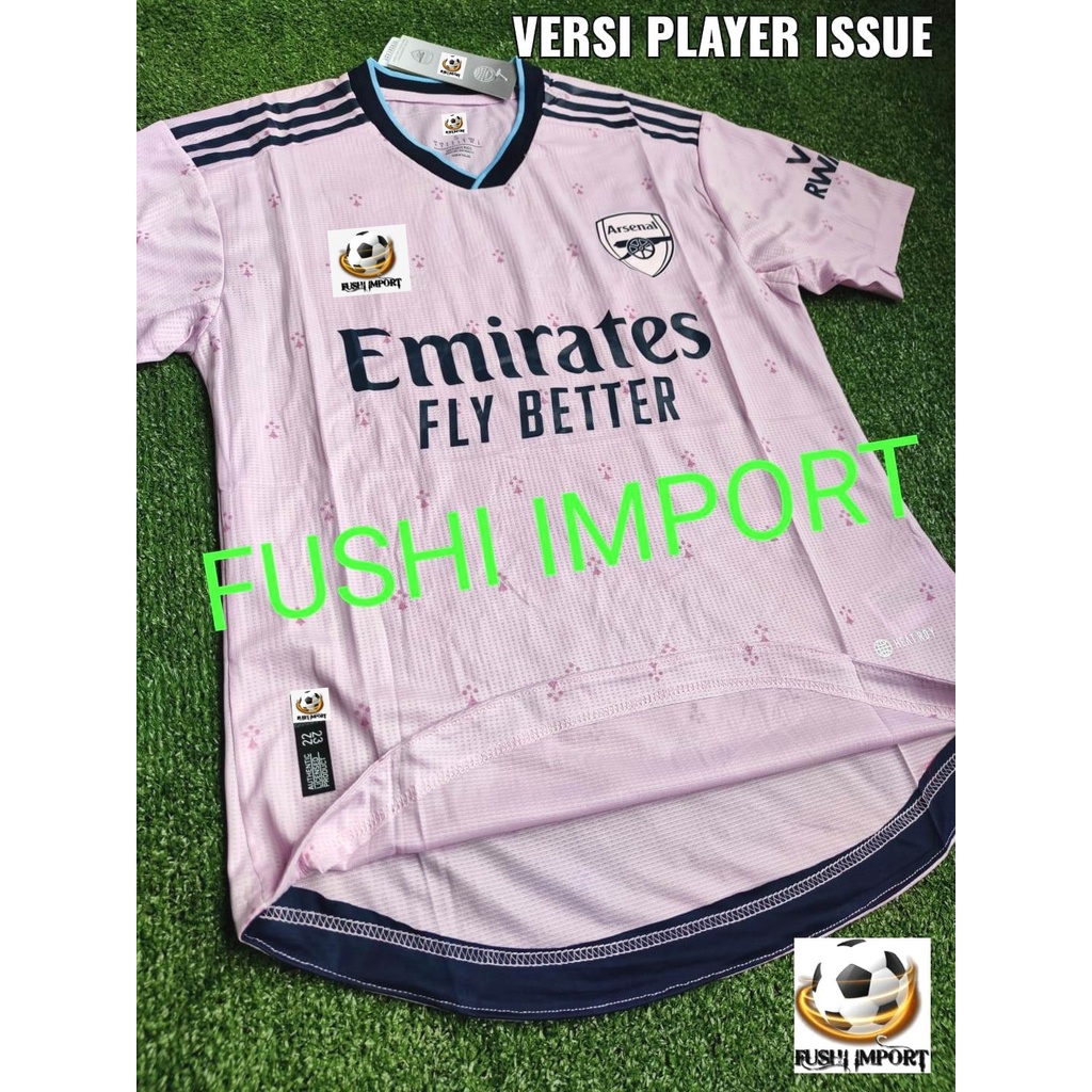 Player Issue | Jersey Baju Bola Arsenall 3rd Third 2022 2023 Heat Rdy