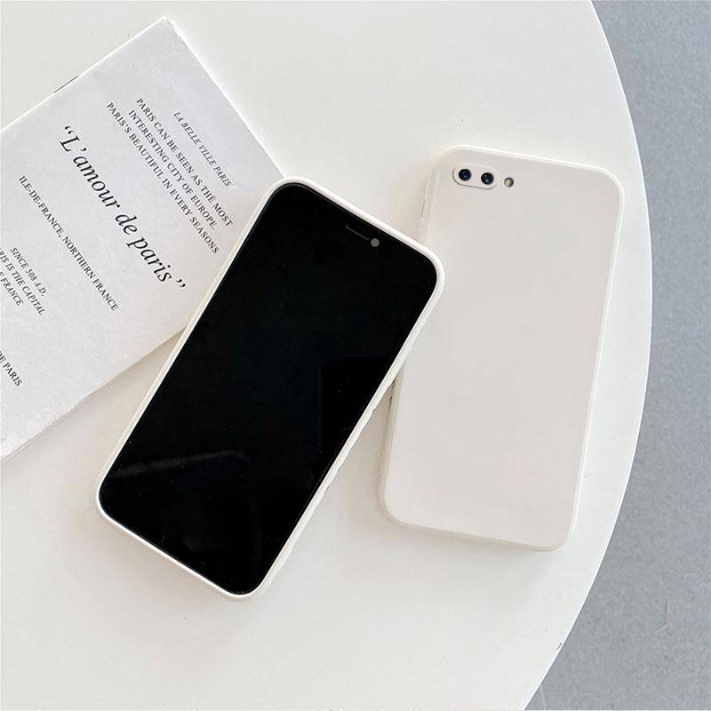 Casing Lucu Silikon Cair Persegi Original Untuk OPPO A3 A36 A76 A11S A16 A35 A53 A54 A9 A5 A93 4G 5G 2020 2021lensa Kamera Protect Soft Phone Back Cover