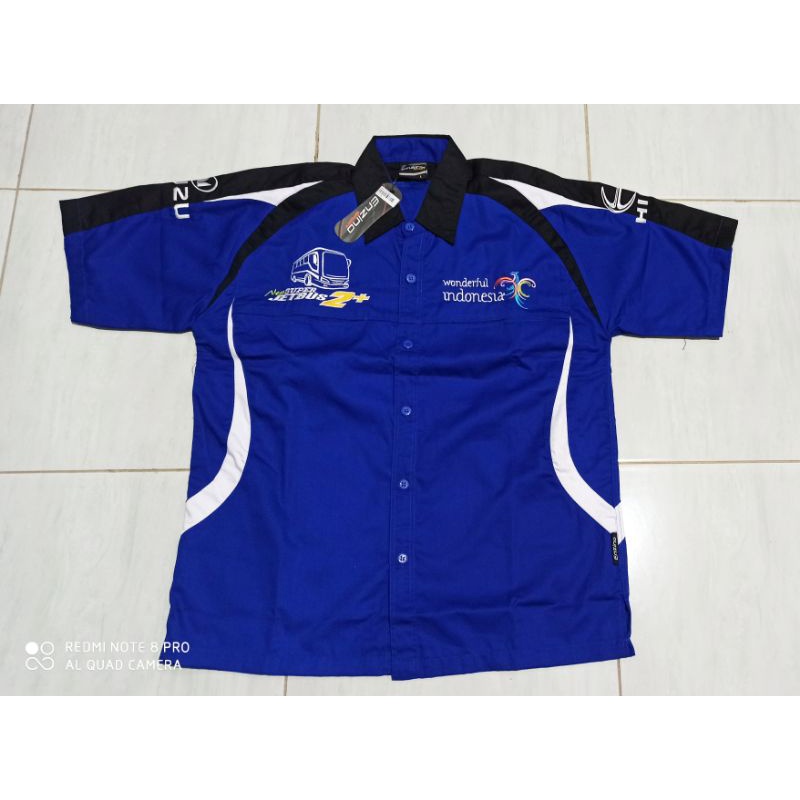 Baju Kemeja jetbuss2+ Elf Bus mania Pariwisata