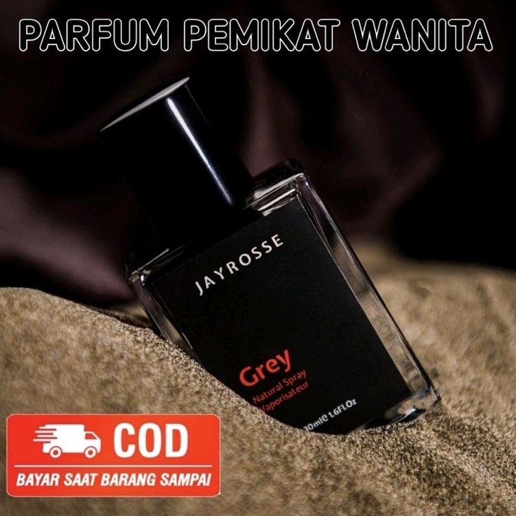 Parfum Viral Pemikat Pasangan Parfum Grey Jayrosse Parfum pria tahan lama Parfum Jayrosse Grey 30ml Parfum Pemikat wanita