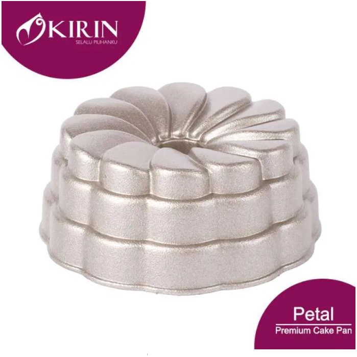 KIRIN LOYANG KUE PREMIUM CAKE PAN DIE CAST PETAL CETAKAN KUE P