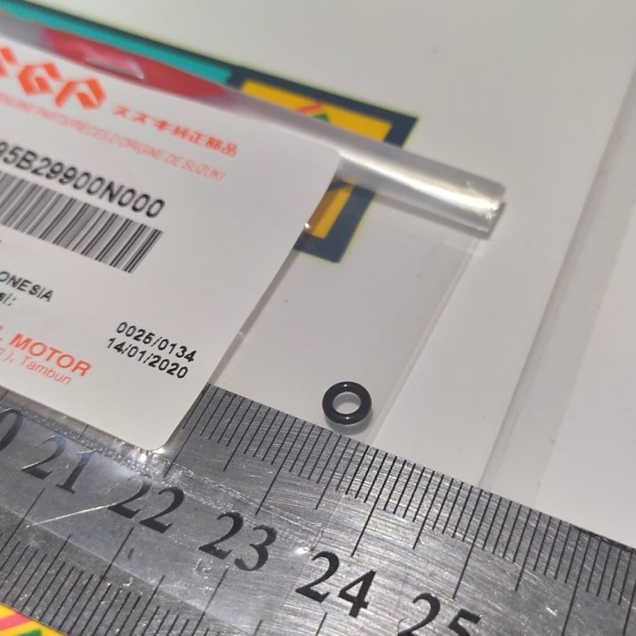 Suzuki Parts 13295B29900N000 Seal O-ring Baut Setelan Angin Suzuki Skywave 125 Ori