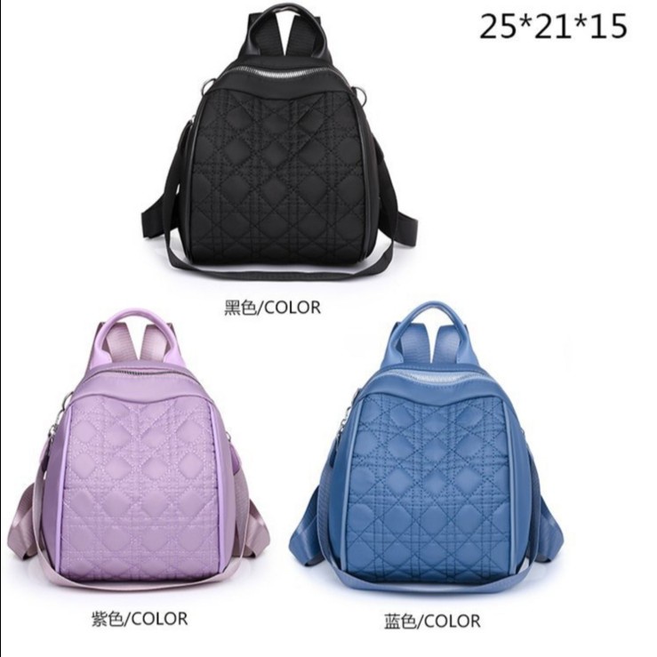 TAS RANSEL WANITA QIYA AS 1330 MULTYFUNGSI BISA SELEMPANG &amp; SLING