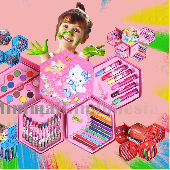 

DAPATKAN SEGERA ✩ Crayon Set 46 Pcs Kartun Disney Crayon Oil Paste Pensil Warna Pensil Warna Lengkap Alat Mewarnai Alat Melukis,