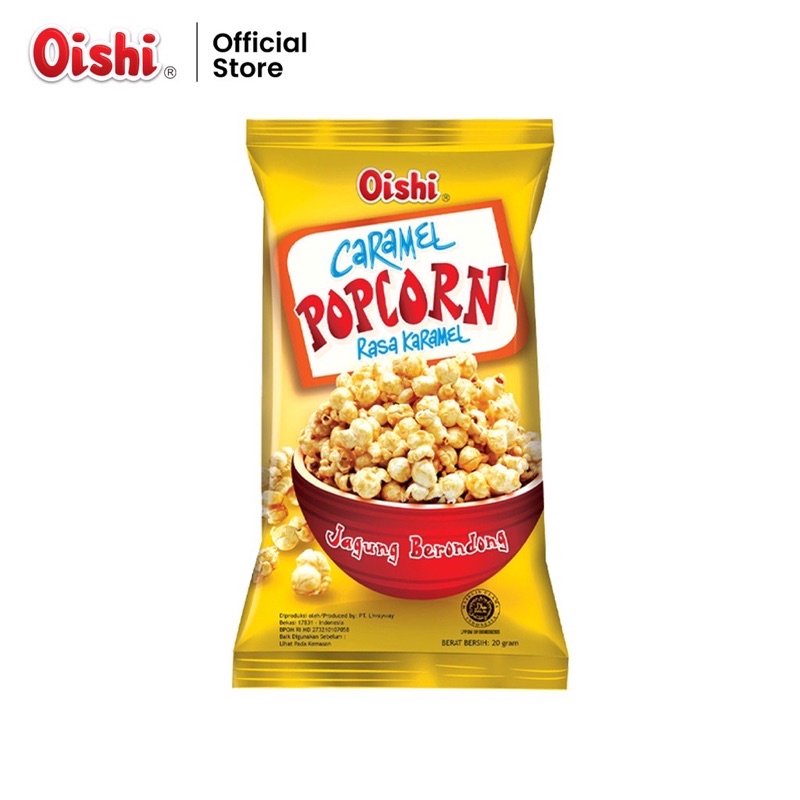 

Oishi popcorn Caramel 20gr (1bks)