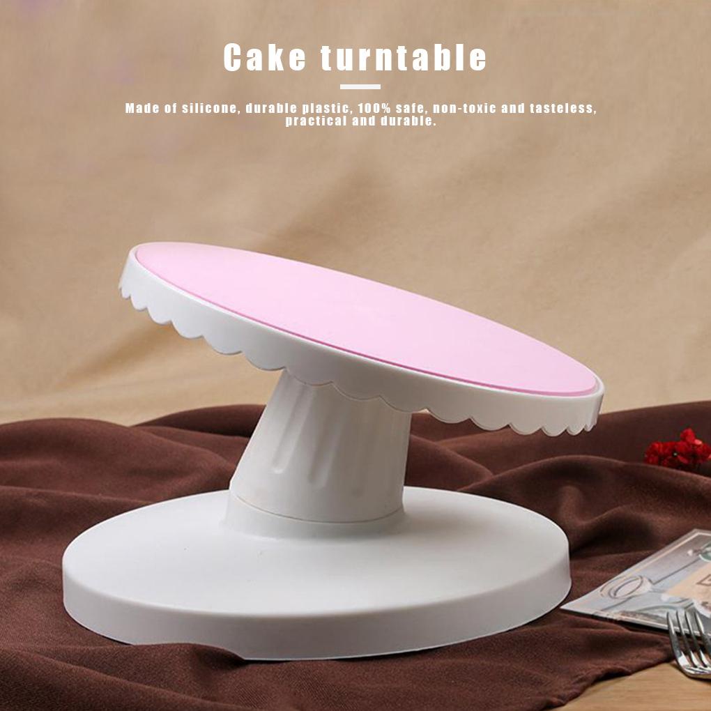 Cake Swivel Plate Meja Putar Kue Anti slip Berputar 360derajat