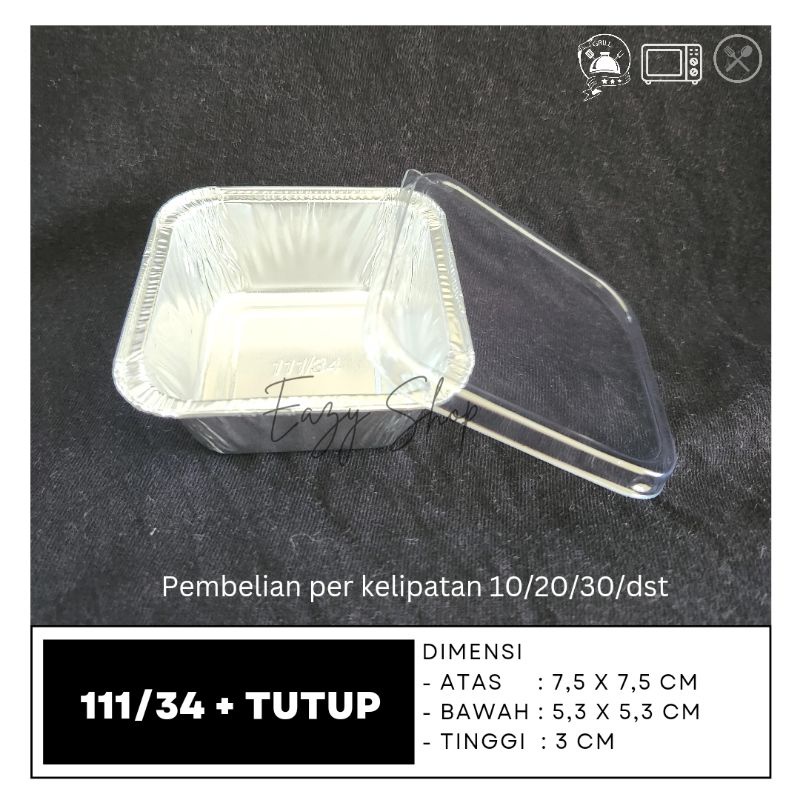Jual Aluminium Foil Cup 100 ml (111/34) Makaroni Schotel Shopee Indonesia