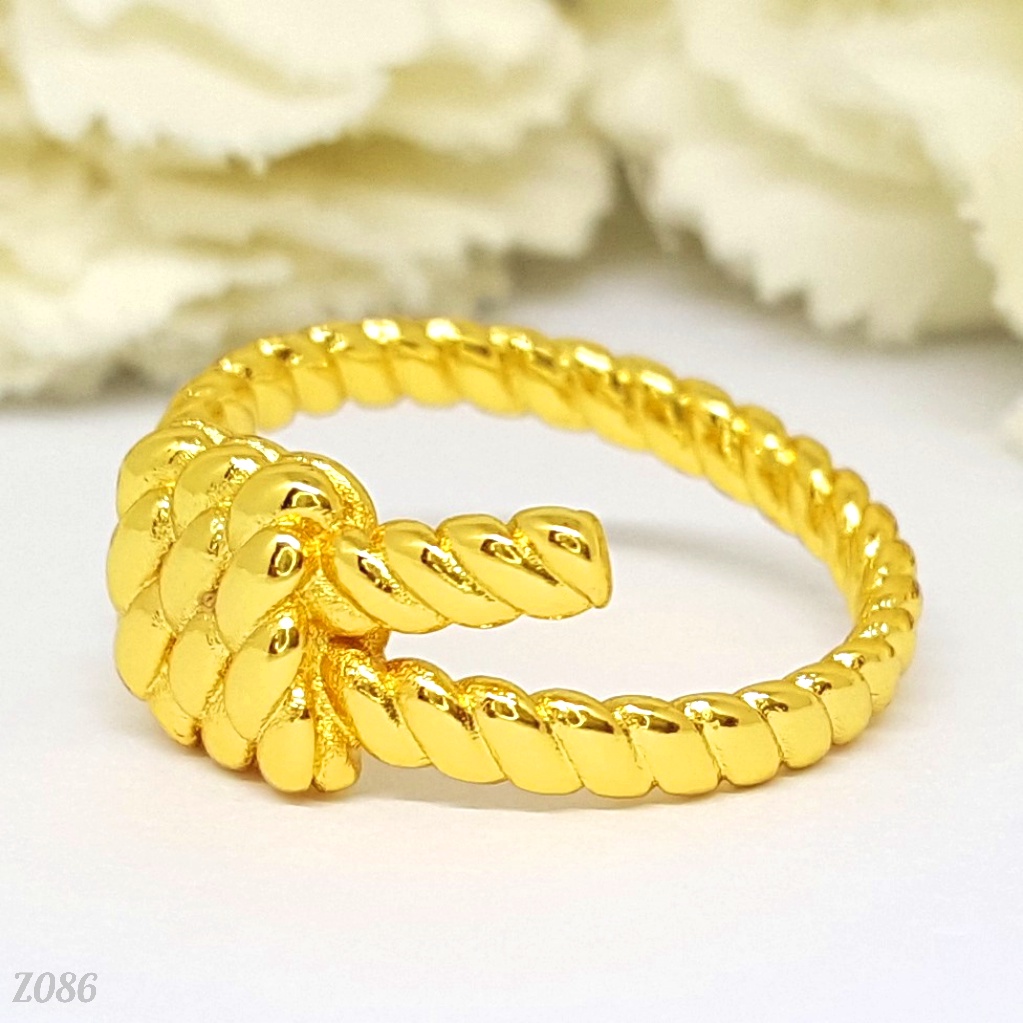 PGX Cincin Xuping Wanita Lapis Emas Aksesoris Perhiasan Fashion Premium - Z086