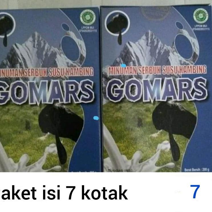 

⚡TOK SIAP 【COD Paket Beli 7 Kotak (ongkir 2 kg) Gomars Susu Kambing Etawa