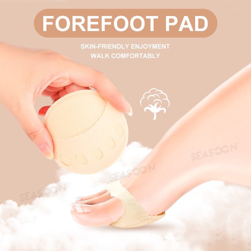 Bantalan Kaki Depan untuk Wanita Sepatu Hak Tinggi Sol Sepatu Kapalan Sakit Kaki Perawatan Bantalan Bantalan Kaki Sisipan