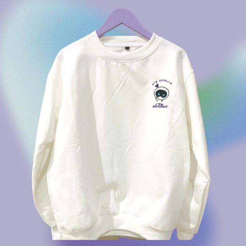 Sweater Bordir BTS - Seokjin Wotteo / Jin Bangtan Sonyeondan - Free Photocard