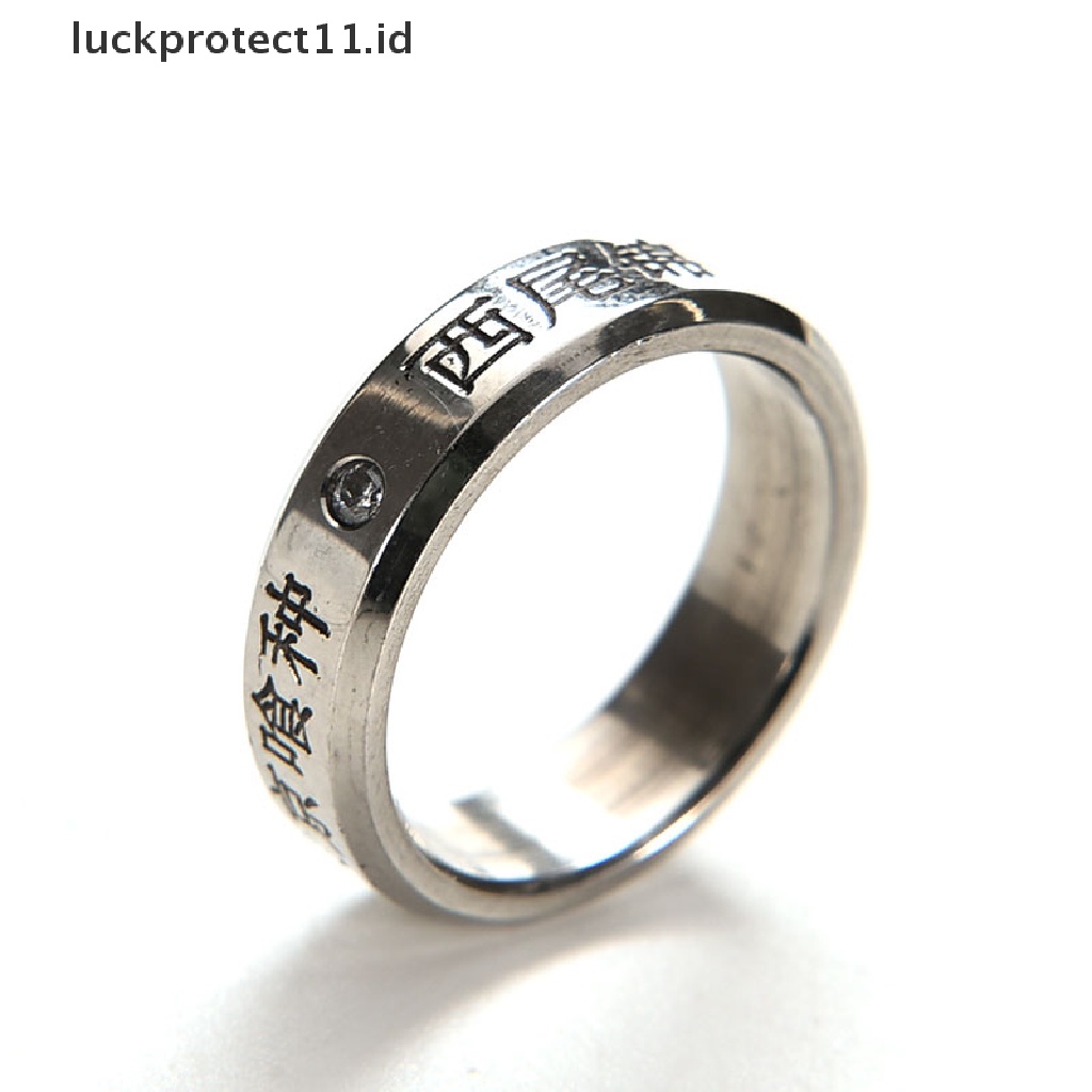 /Fashion Hot// Fashion// 1pcs Cosplay Anime Untuk Tokyo ghoul Ken Kaneki Titanium steel ring rings.