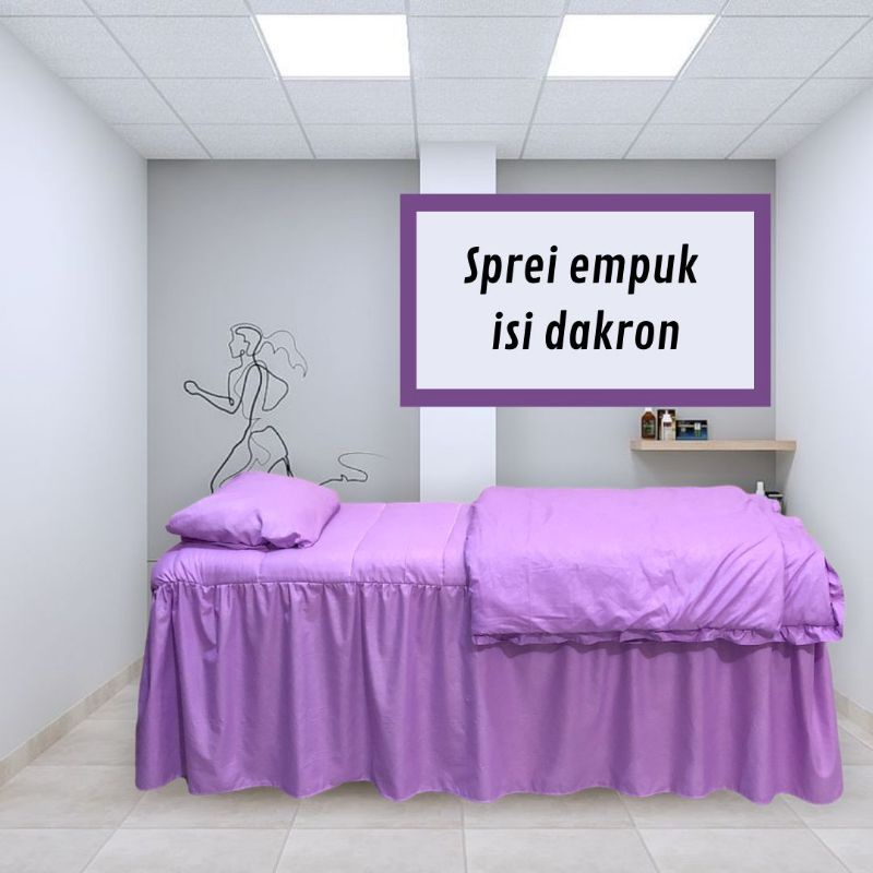 SPREI BAD SALON EMPUK ISI DAKRON