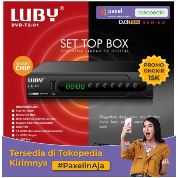 Discount Set Top Box Tv Digital Luby T2-01 /SET TOP BOX TV DIGITAL/SET TOP BOX MATRIX/SET TOP BOX TV