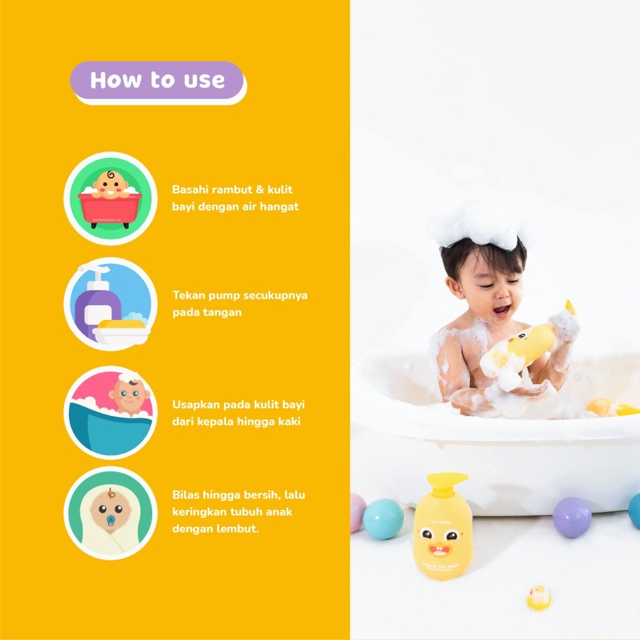 True to Baby Head to Toe Wash | Sampo dan Sabun Bayi