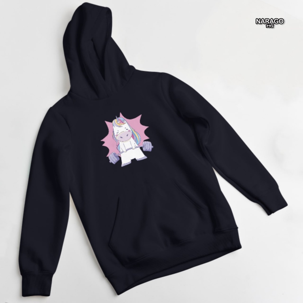 Nara.Grosir - Hoodie Jumper Cute Unicorn l Sweater Hodie Unisex
