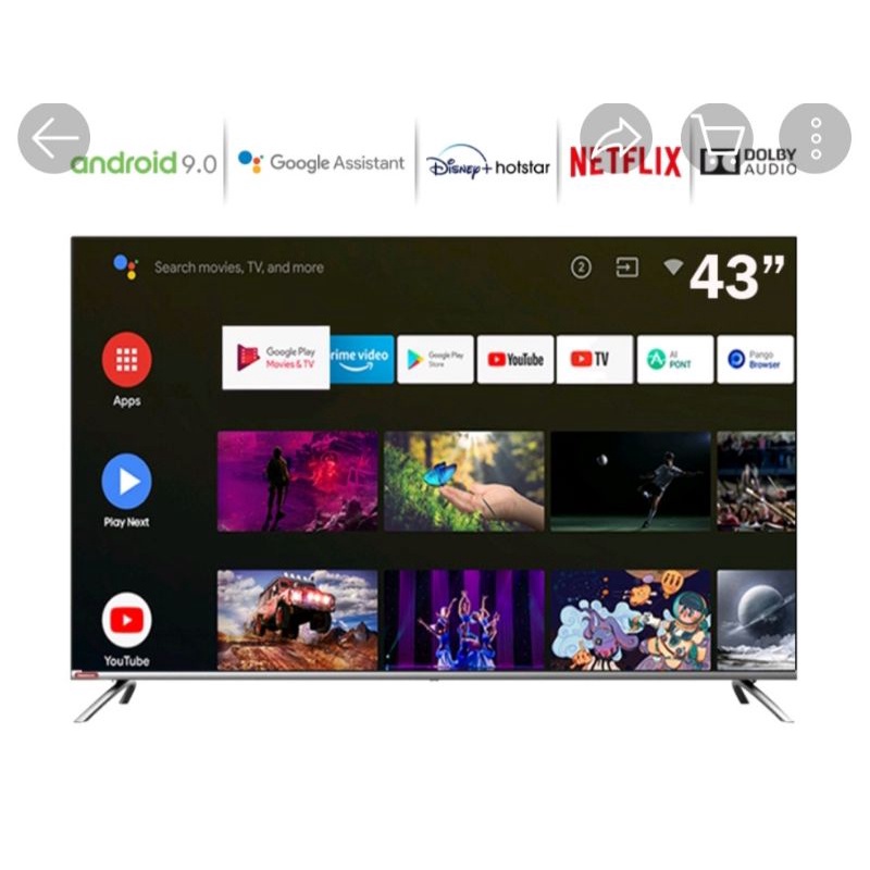 TV CHANGHONG L43H7 LED SMART ANDROID TV 43 INCH