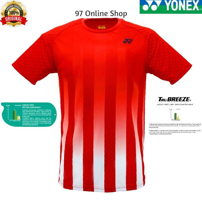 KAOS BADMINTON / JERSEY YONEX MINION EDITION 1807 COC FIERY RED|