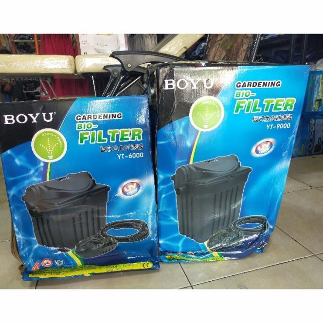 Filter Kolam Ikan Set Boyu Yt-9000 10M Rubber Cover
