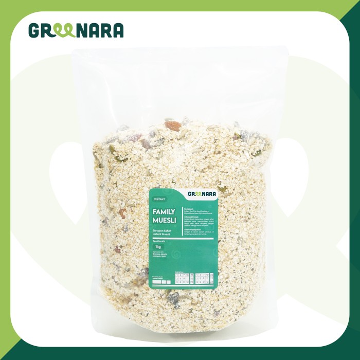 

✿ BISA COD✿ INSTANT Family Muesli 1Kg - INSTANT MUESLI