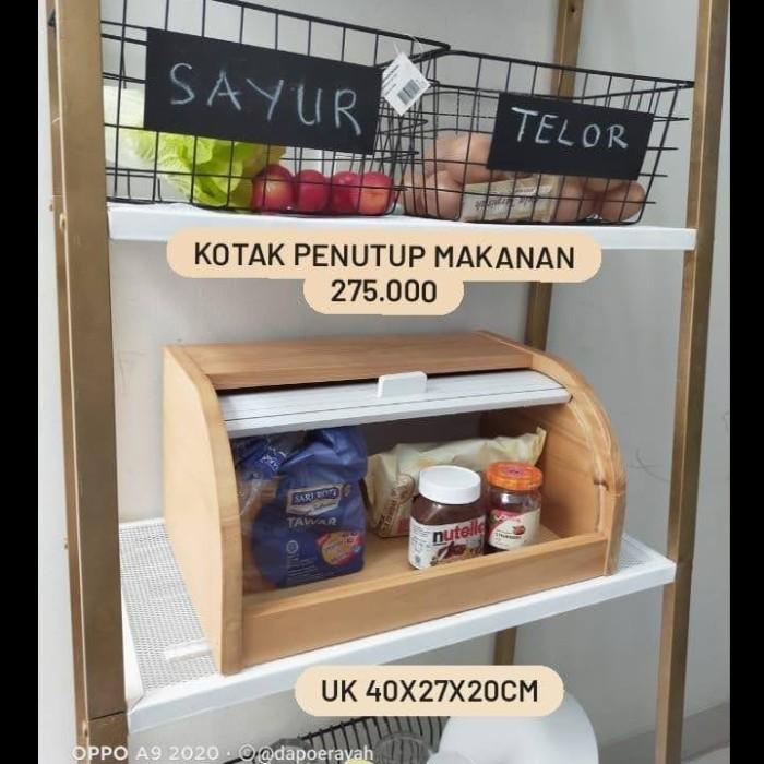 

Slidebox Kotak Tempat Roti Kayu 055