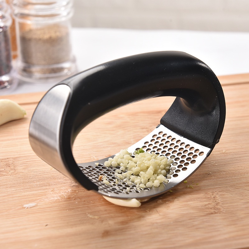 Garlic Press/Garlic Press Stainless/Garlic Pressure Kitchen/Garlic Preser/Garlic Presure Alat cincang bawang putih manual multifungsi