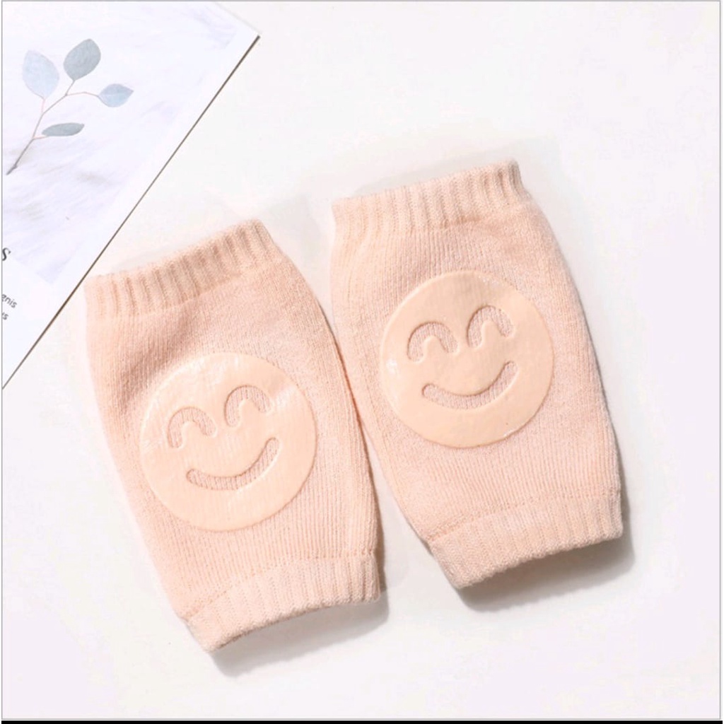 Pelindung Lutut Bayi Knee Protector/ Pelindung Lutut Anak Motif Smile/ Pelindung Lutut Bayi Anti Slip