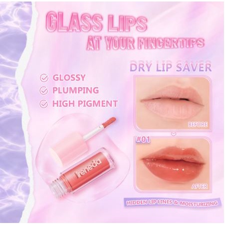 Ireneda Super Plump Hi-Shine Lip Gloss Lipstick Glossy Lipgloss Lipstick Ireneda Lipstik Ireneda