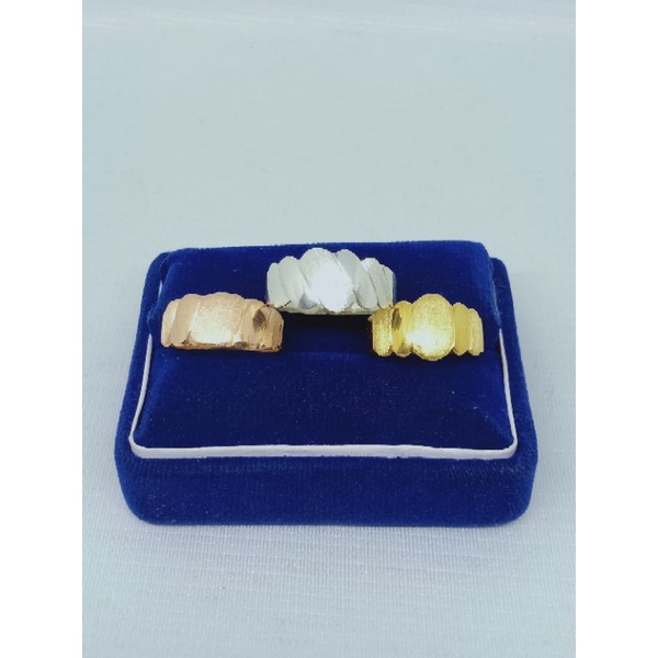 cincin perak asli silver 925 lapis emas/cincin keong+ukir pasir/asli silver/cincin fashion