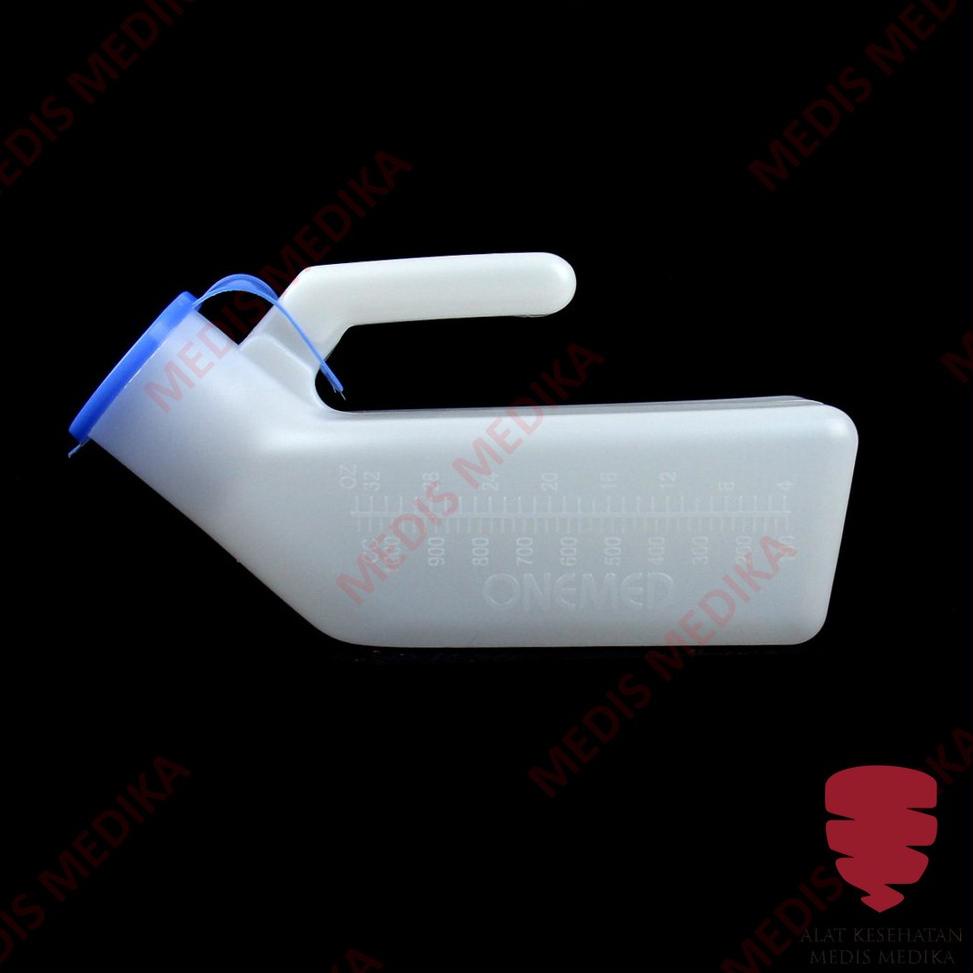 ㊰ Pispot Urinal Laki-laki Dengan Tutup Pipis Kencing Urin Tempat Buang Air Kecil Plastik Pria Dewasa