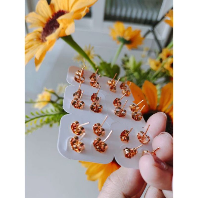 ANTING TUSUK GIWANG TOGE BOLA POLOS EMAS SJ