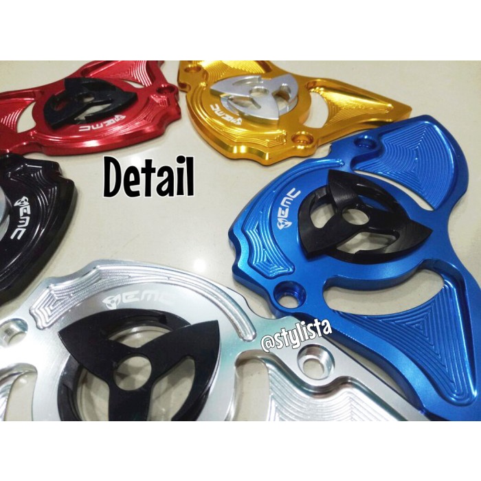 TERMURAH COVER GEAR DEPAN FULL CNC - VIXION - XABRE -R15 VARIASI MOTOR