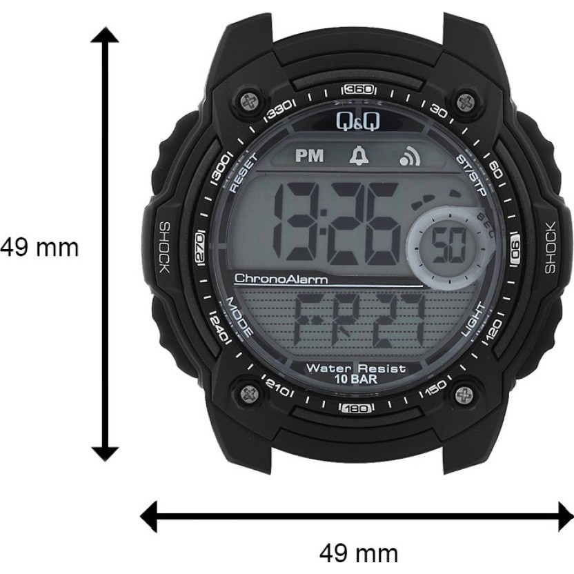 Jam Tangan Pria Casual Sporty Digital Double Time Original Q&amp;Q QnQ QQ GW86 GW86J Series