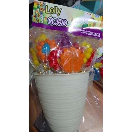 

PERMEN LOLLY ANEKA BENTUK FREE MANGKUK / POT ISI 20PC