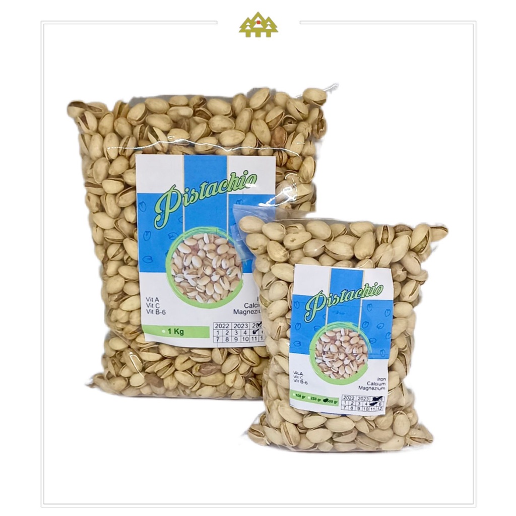 

Kacang PISTACHIOS/Kacang Pustuk 1kg Oleh2 Haji&Umroh Cemilan Khas Arab